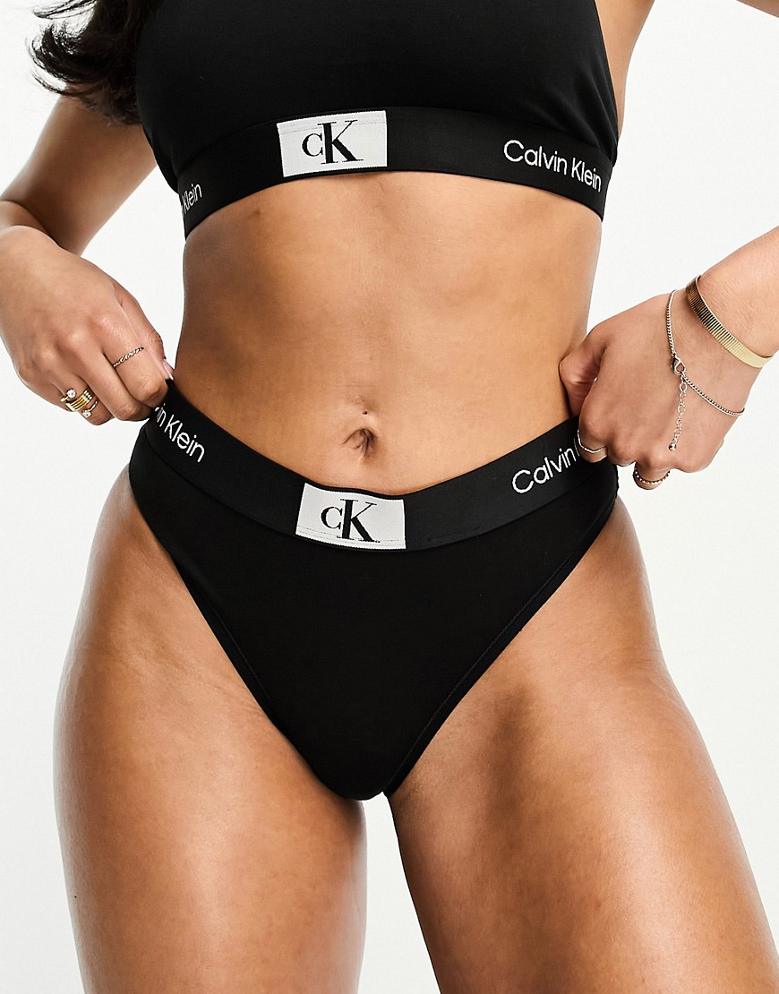 Calvin Klein CK 96 thong in black