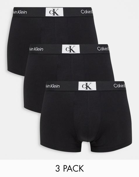Calvin Klein – CK 96 – Zestaw 3 par czarnych bawełnianych bokserek - view 1