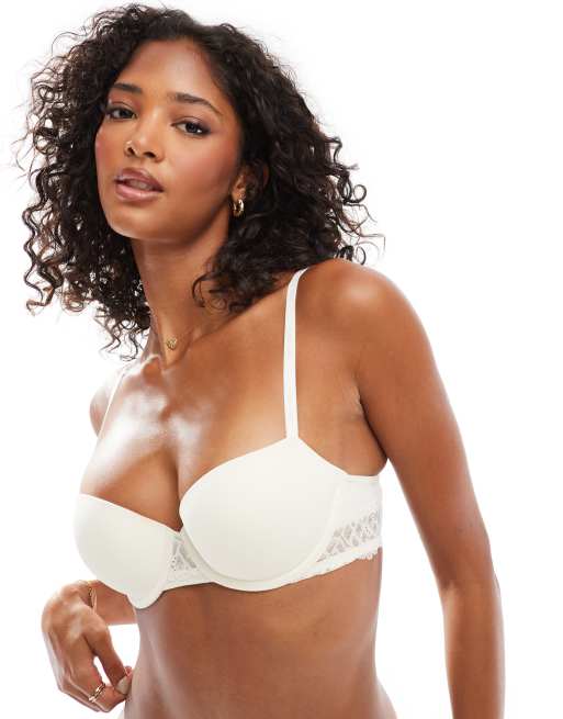 Calvin Klein – CK Attraction – Balconette-BH in Elfenbein, 2 von 4