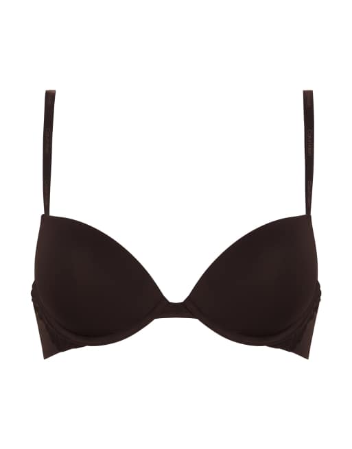 Calvin Klein – CK Attraction – Push-up-BH in Schwarz mit tiefem Ausschnitt, 3 von 4
