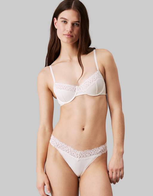 Calvin Klein - CK Attraction - Soutien-gorge corbeille invisible - Ivoire