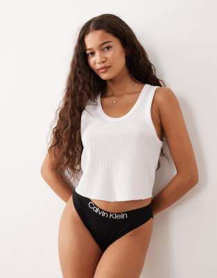 Calvin Klein - CK - Baumwoll-Slip in Schwarz mit Bikini-Schnitt