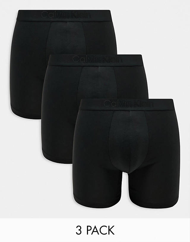 Calvin Klein - ck black 3-pack boxer brief in black