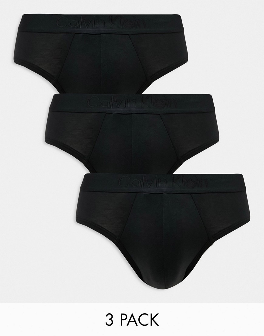 Calvin Klein CK Black 3-pack briefs in black
