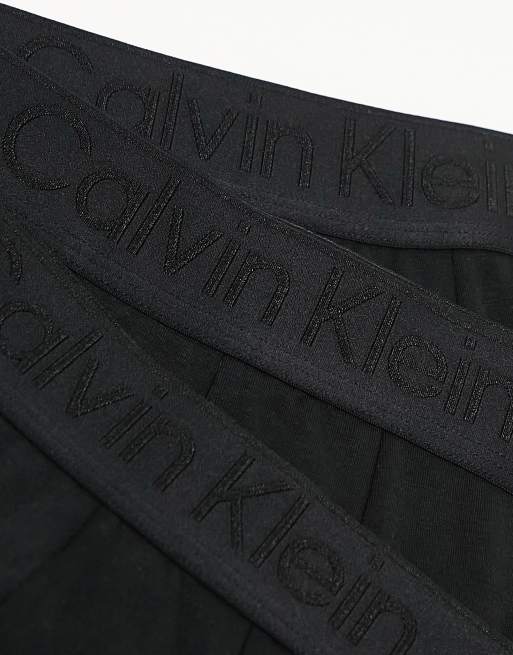 Calvin Klein - CK Black - Pakke med 3 par sorte boksershorts med lav talje, 2 af 4