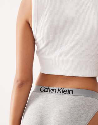 Calvin Klein Ck Cotton Bikini Briefs In Neutral