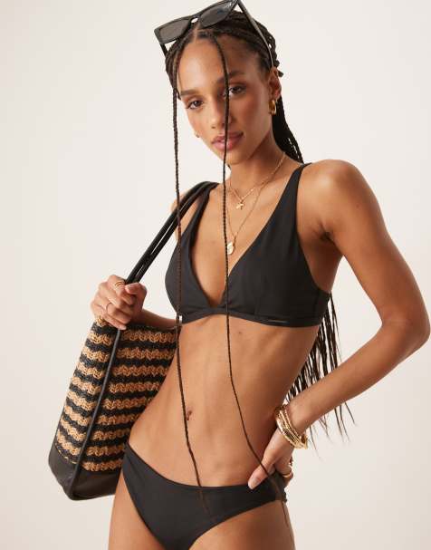 Calvin Klein - CK Essentials - Haut de bikini triangle - Noir Pvh - view 1