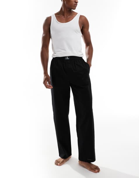 Calvin Klein CK Established pajama pant in black - view 1
