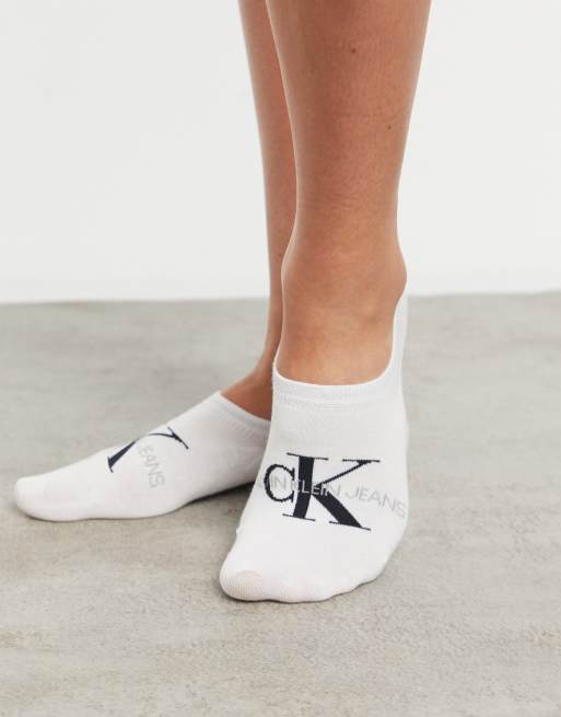 Calvin klein deals socks white