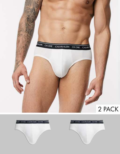 cafetaria Individualiteit lassen Calvin Klein CK One 2 pack briefs | ASOS