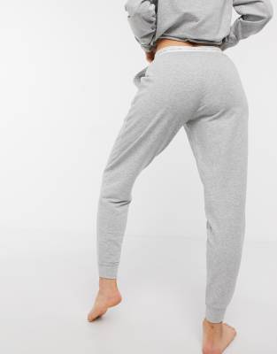 gray calvin klein sweatpants