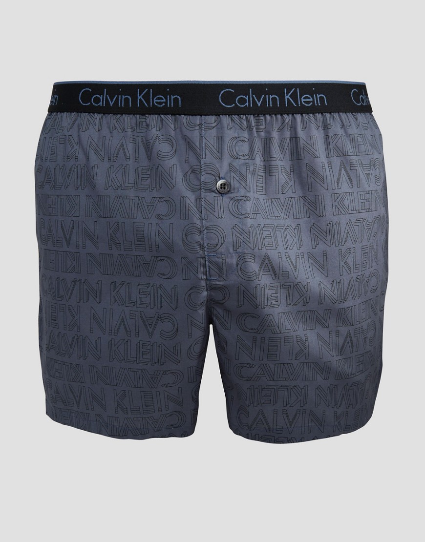 Calvin Klein CK One Boxer Skinny Jeans-Blue