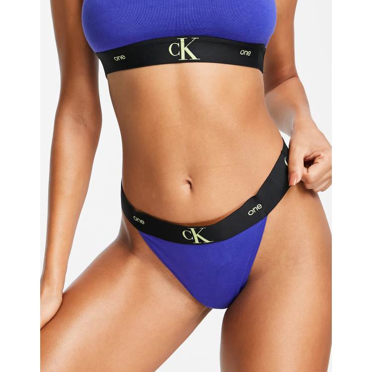 Calvin Klein Underwear CK One Micro High-Waist Thong Panty