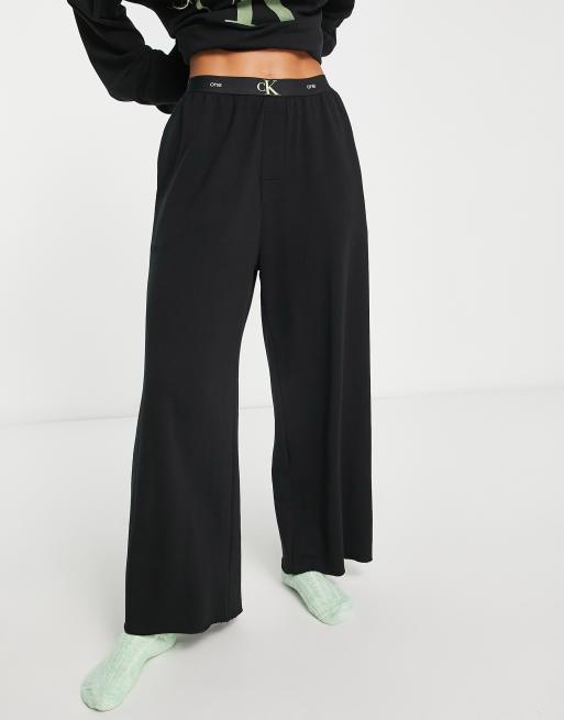 Calvin klein best sale wide leg sweatpants