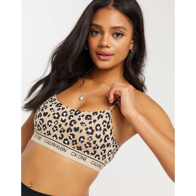 Calvin klein sales animal bralette