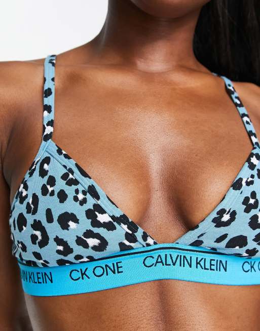 CALVIN KLEN - Women's print CK one bralette 