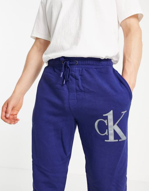 Calvin klein blue joggers hot sale