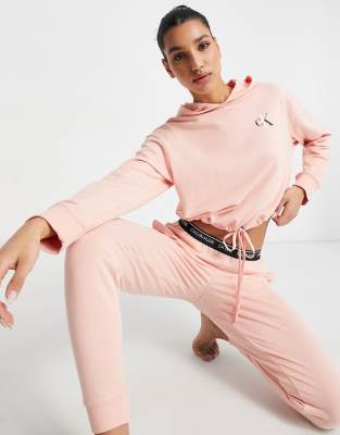 calvin klein pink lounge joggers