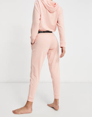 calvin klein pink lounge joggers