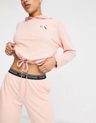 calvin klein pink lounge joggers