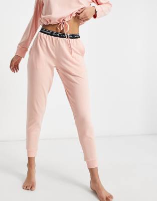 calvin klein pink lounge joggers