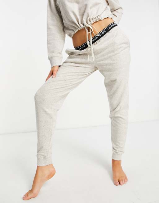 Calvin Klein CK One Lounge logo sweatpants in gray