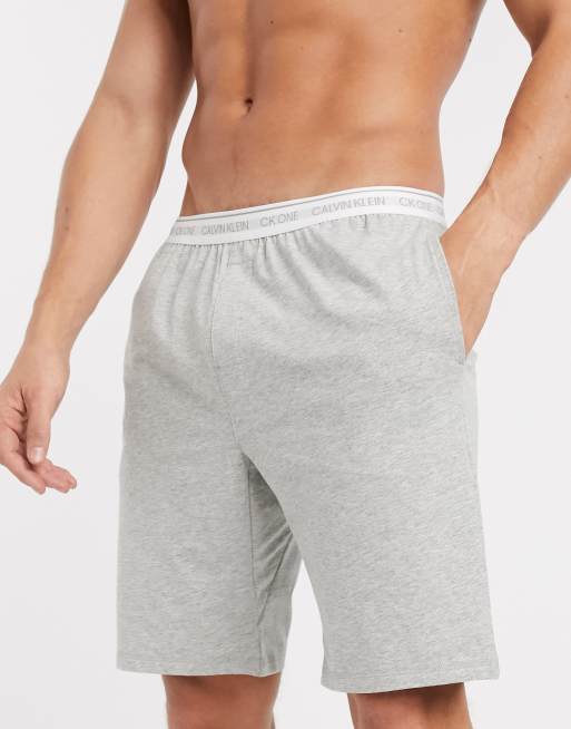 Calvin Klein CK One lounge shorts in grey | ASOS