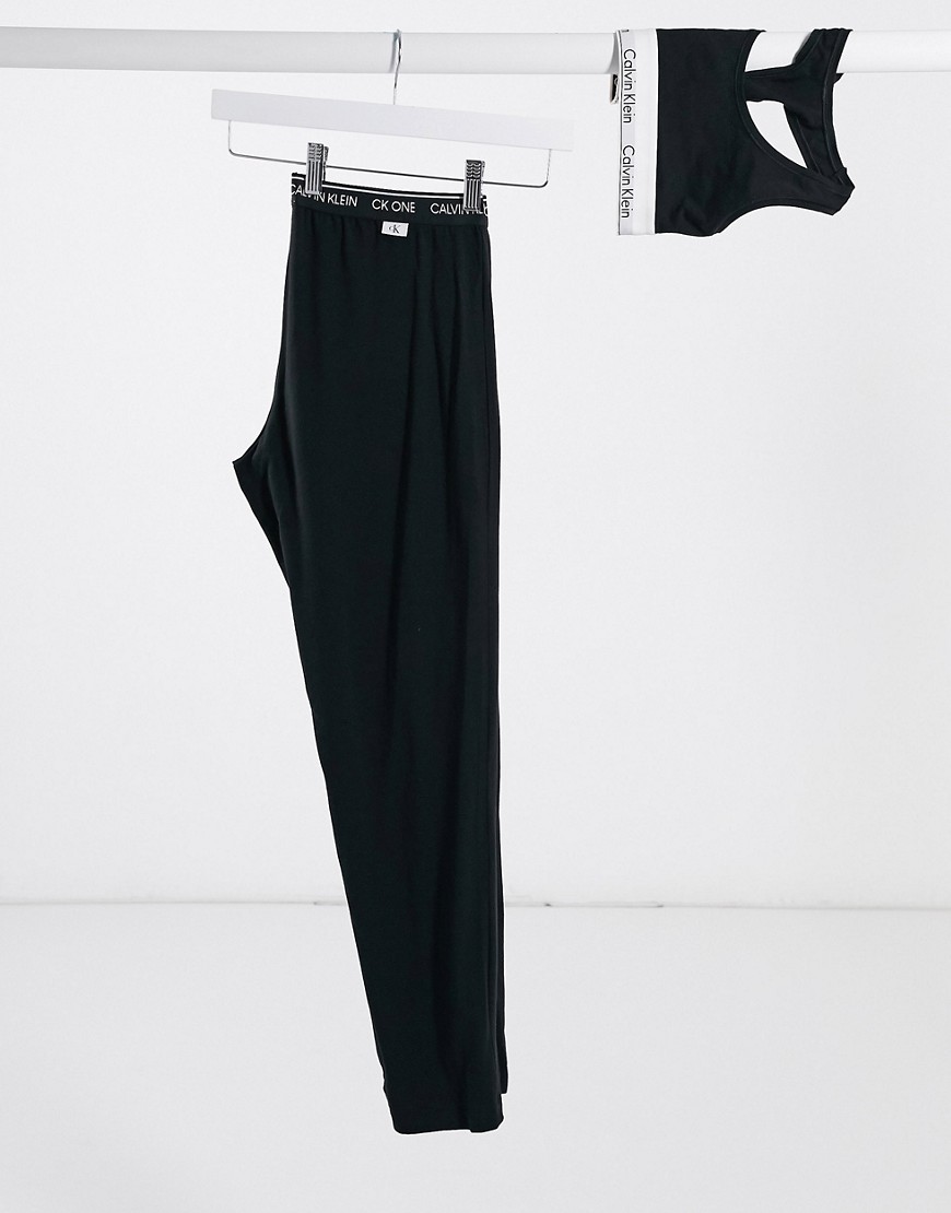 Calvin Klein CK One Lounge trouser in black