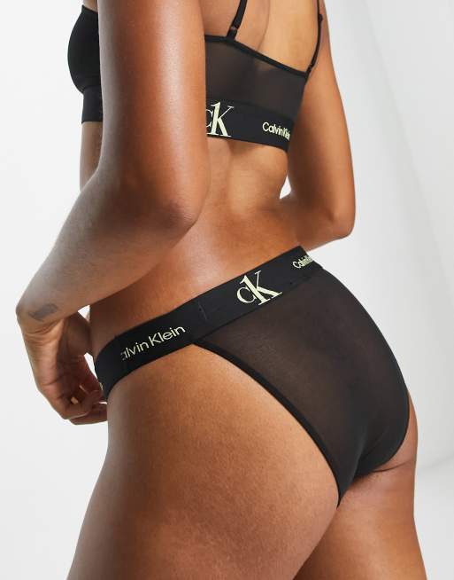 Calvin Klein Sheer Mesh Thong