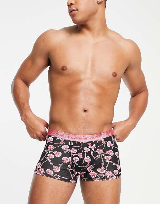 Cueca Calvin Klein Low Rise Trunk Estampa CK One