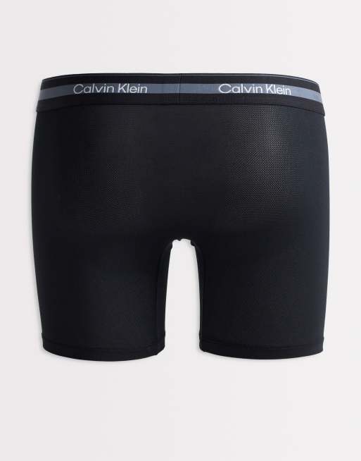 Calvin Klein - CK Performance - Set van 3 boxershorts in zwart, 3 van 3
