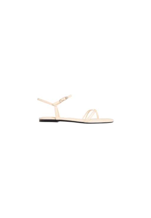 Calvin Klein Ck provence - square toe flat sandals in light cashew, 2 of 4
