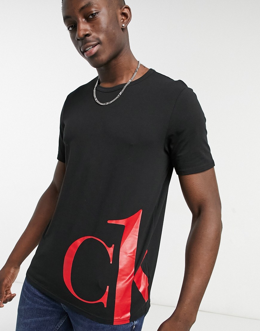 Calvin Klein CK1 logo t-shirt in black