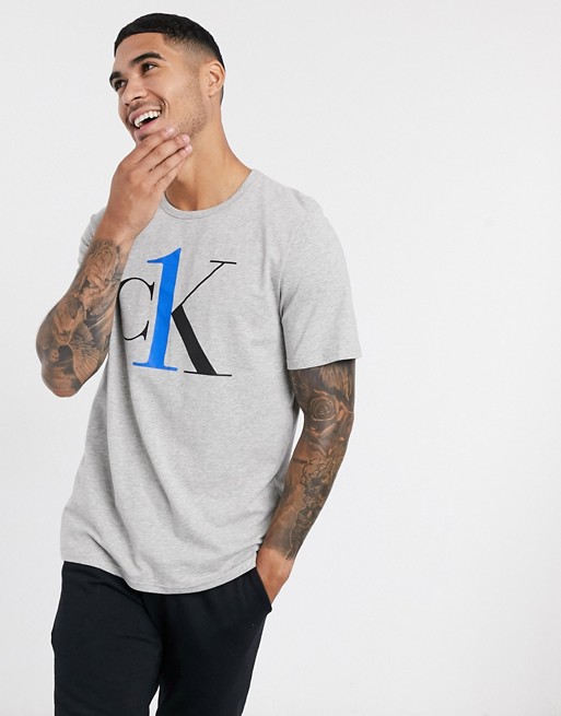 Calvin Klein CK1 lounge t-shirt in grey