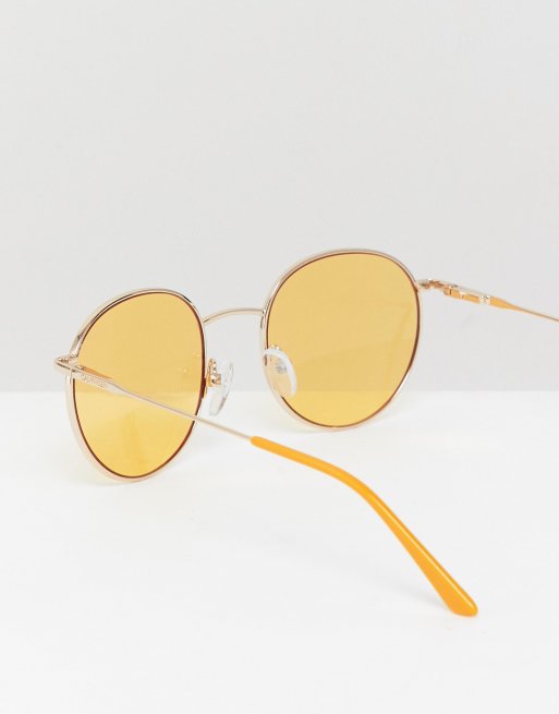 Calvin klein gold store glasses