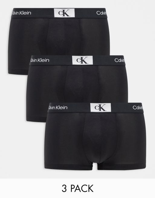 3-Pack Black Boxers