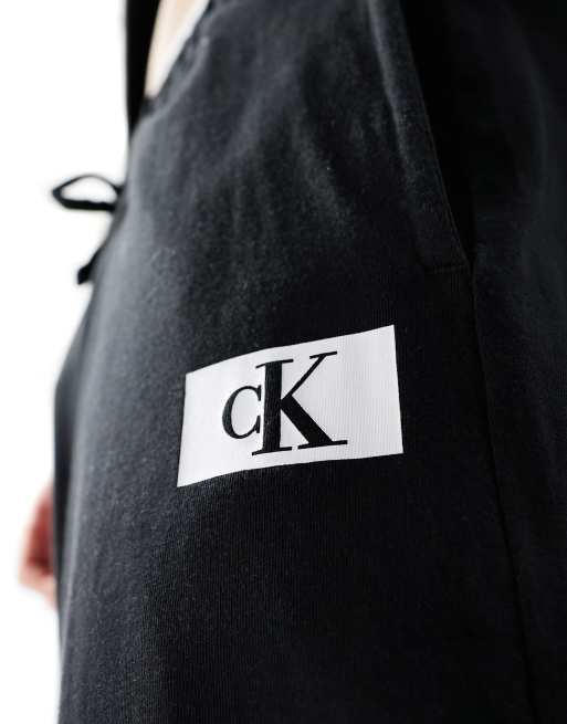 Calvin Klein CK96 jersey lounge pants in black ASOS