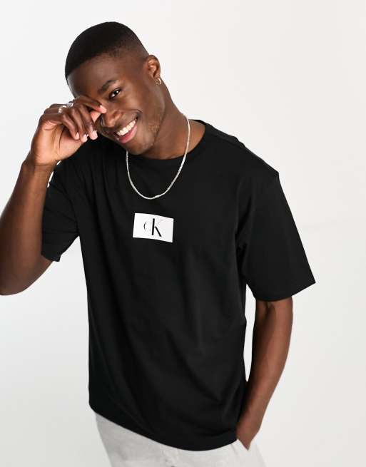 Calvin Klein CK96 lounge T-shirt in black | ASOS