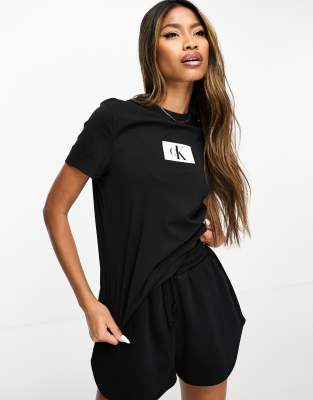 Calvin Klein CK96 lounge T shirt in black ASOS