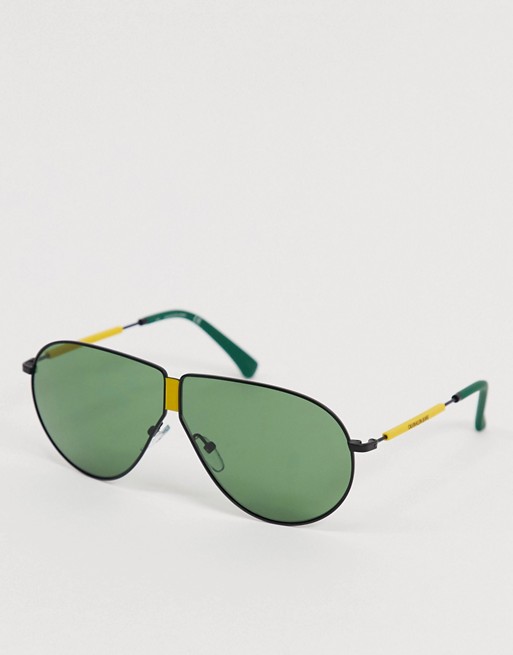 Calvin Klein CKJ19102S aviator sunglasses