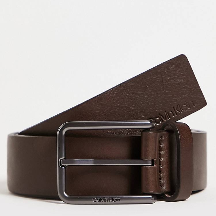 Calvin Klein classic belt in brown | ASOS