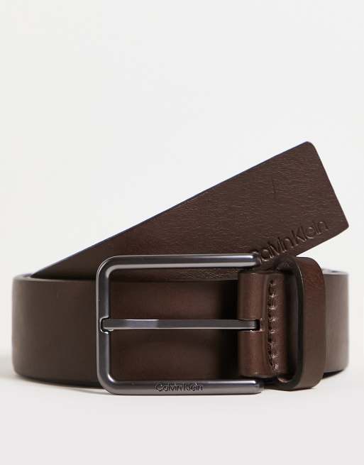 Ck brown store belt