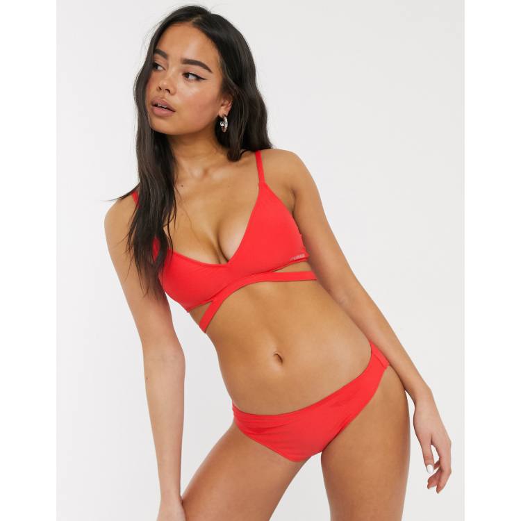 Calvin Klein classic bikini bottoms in orange