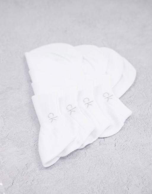 Calvin Klein - Colin - Lot de 2 paires de chaussettes de sport - Blanc, 2 de 4