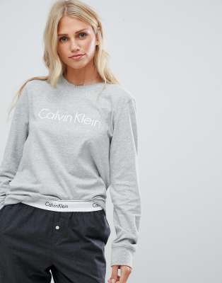 calvin klein women's long sleeve top