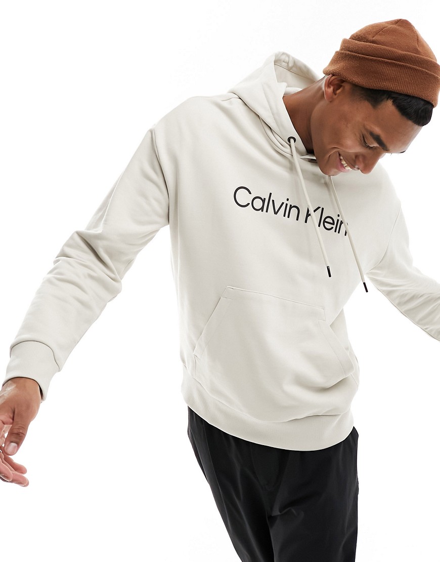 Calvin Klein comfort hoodie in beige-Neutral