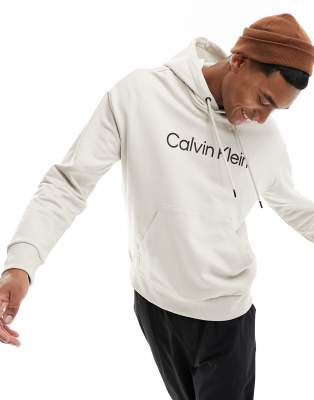 Calvin Klein comfort hoodie in beige, McocongresShops