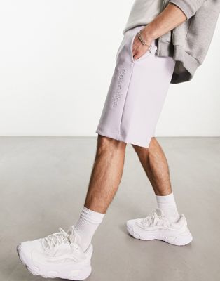 Calvin Klein comfort shorts in lilac - ASOS Price Checker