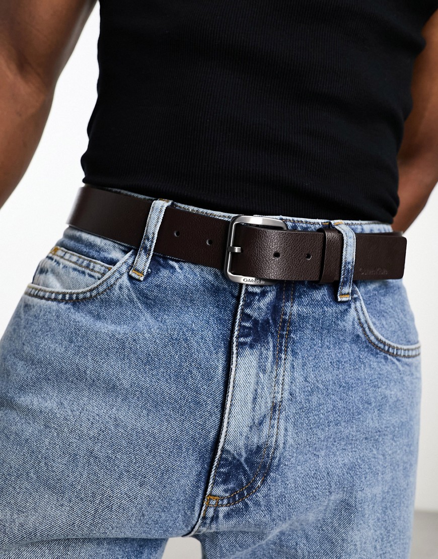 Calvin Klein concise belt in brown