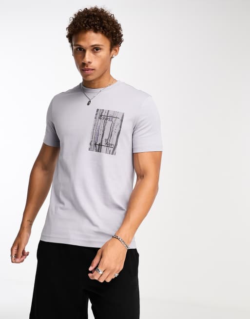 Muscle Fit T-Shirt in Concrete Grey